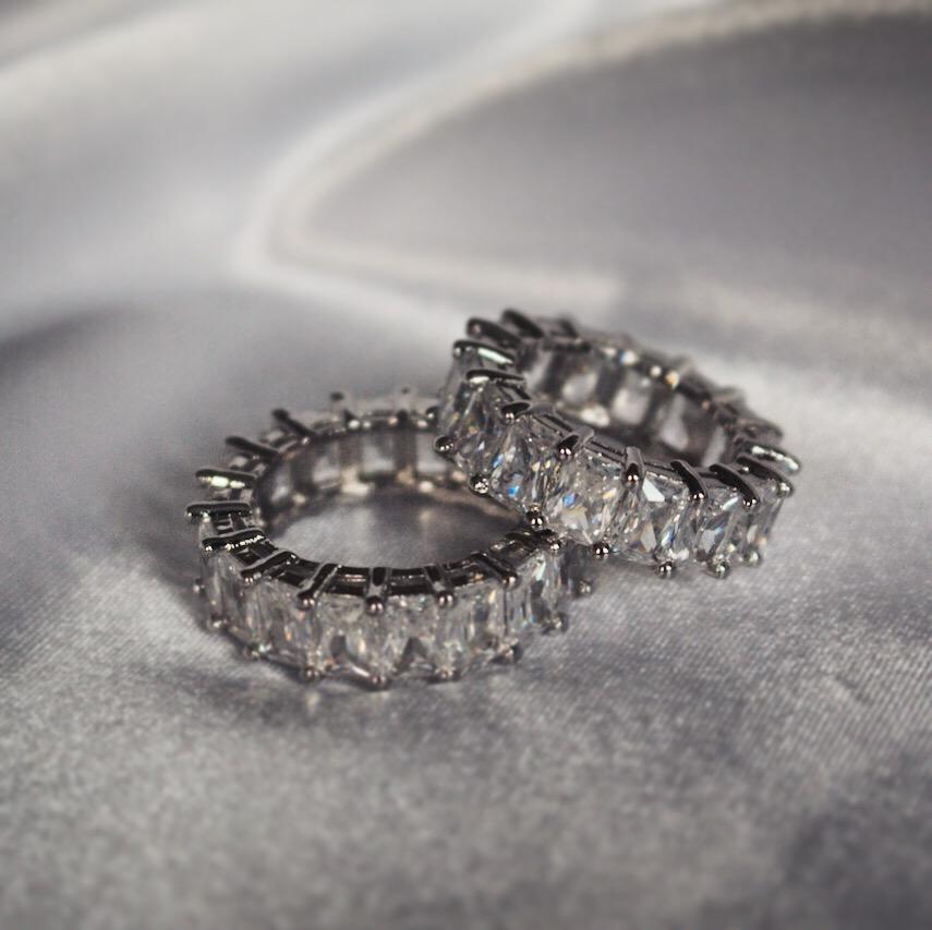 Silver Luxus Eternity Ring – ESTÉE LANE