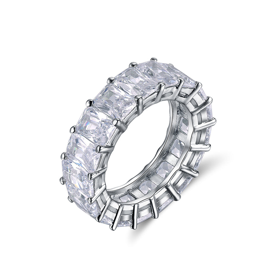 Silver Luxus Eternity Ring 