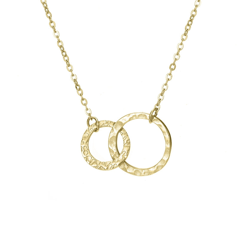 Gold Circles Necklace 