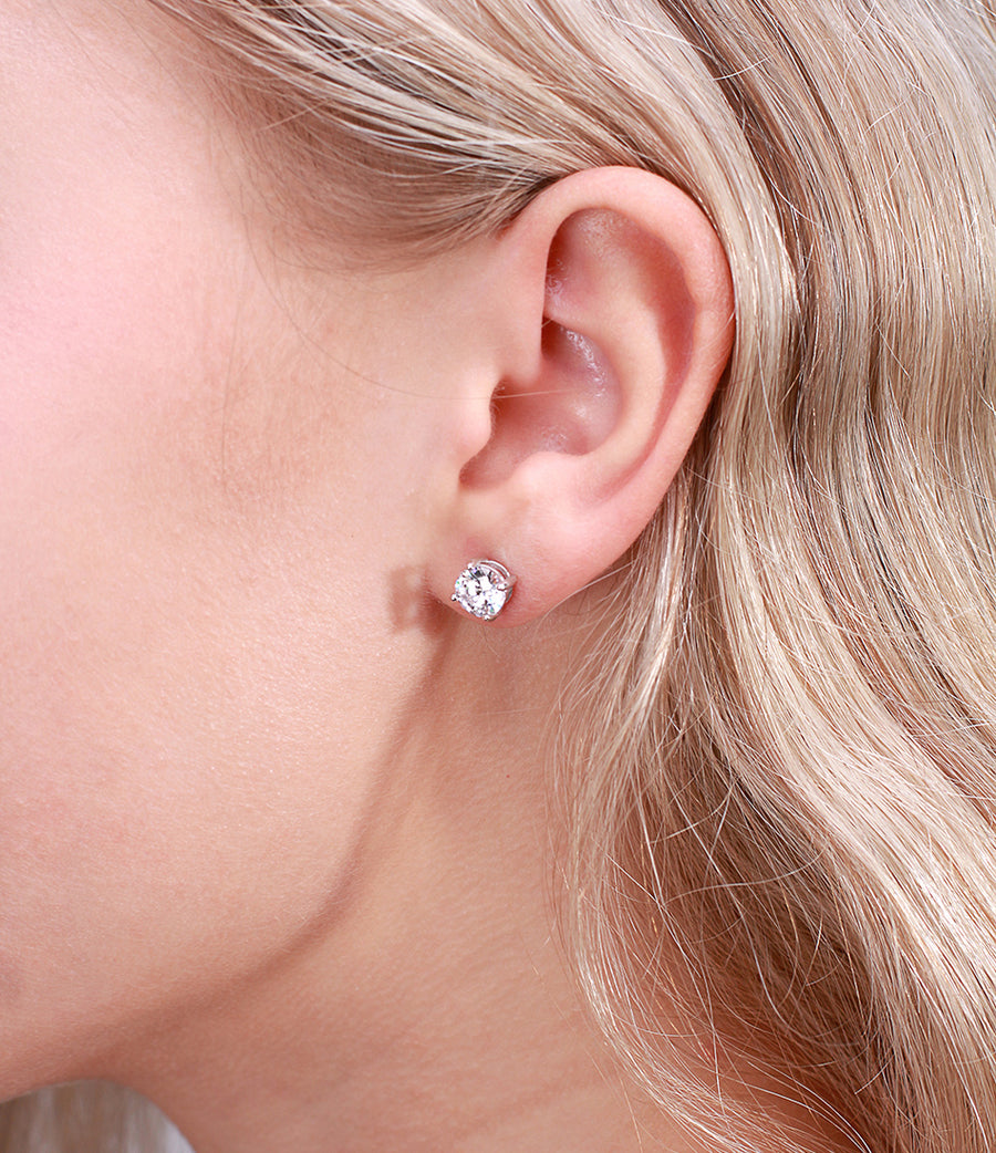 Sterling Silver Dia Studs