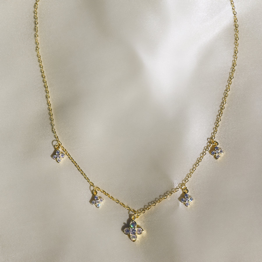 Floris Gold Vermeil Hanging Charm Necklace