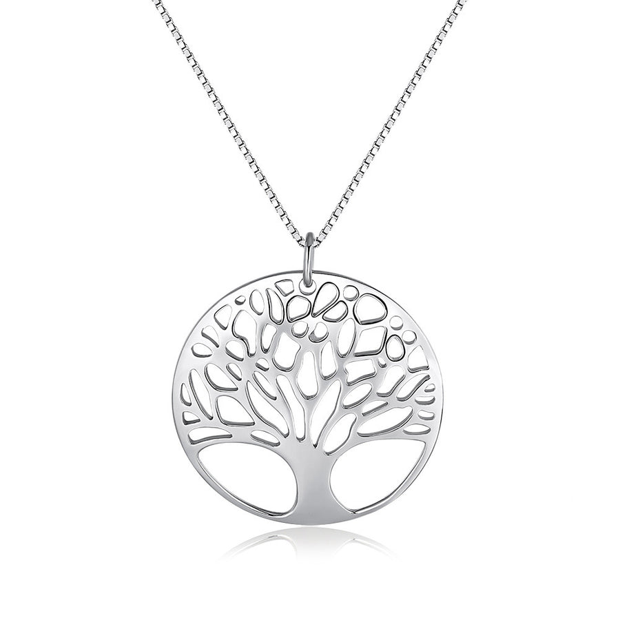 Silver Tree of Life Pendant Necklace 